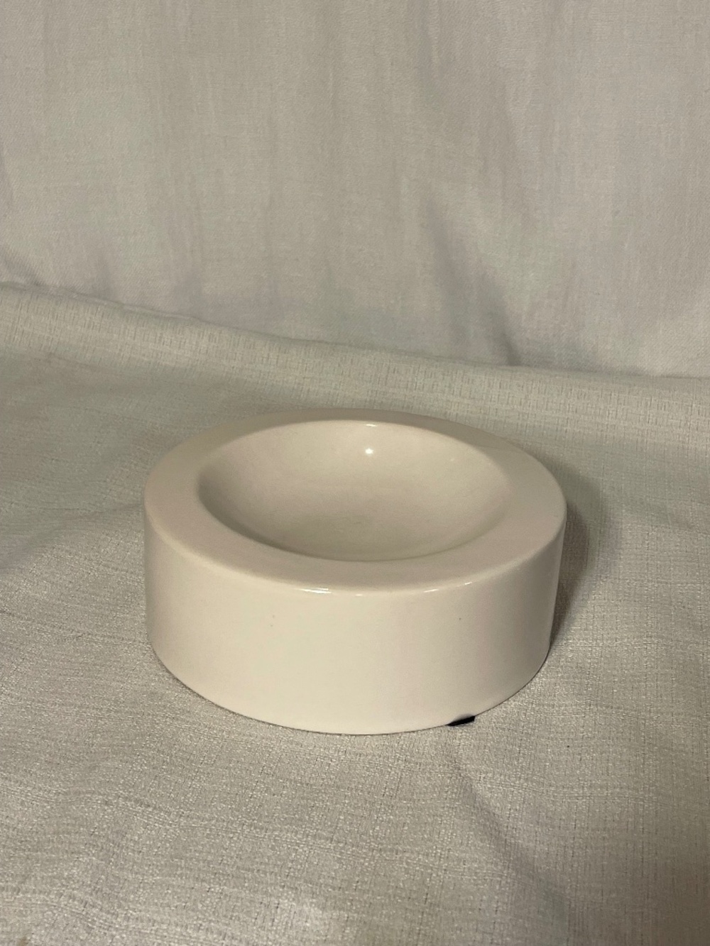 Restoration Hardware Cream Ceramic Bowl